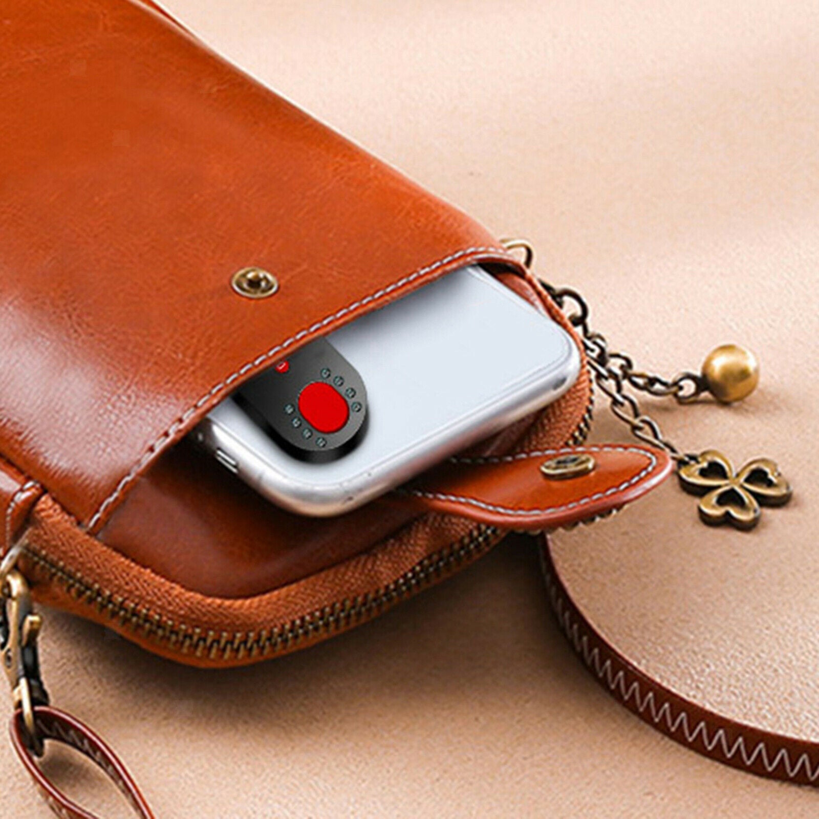 Mini Hidden-Camera Detector Finder Scanner with LED Lights for Travel Hotels