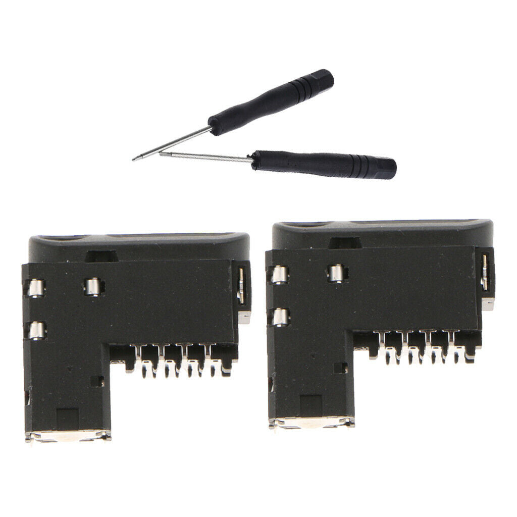 2Pcs Headset Headphone Audio Jack Component Port 3.0/4.0/5.0 Interface +
