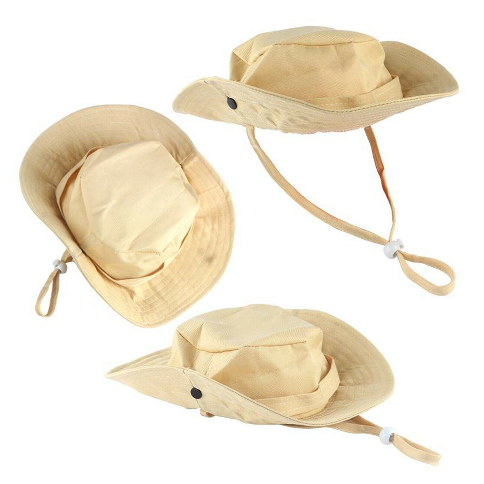 Durable Kids Cargo Vest and Hat with 4 Pockets Backyard Safari Costume for