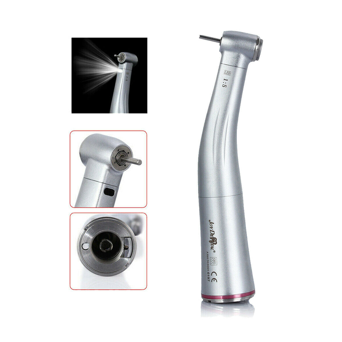 Dental NSK Style 1:5 Fiber Optic Contra Angle Handpiece E-type Internal 4 Sprays
