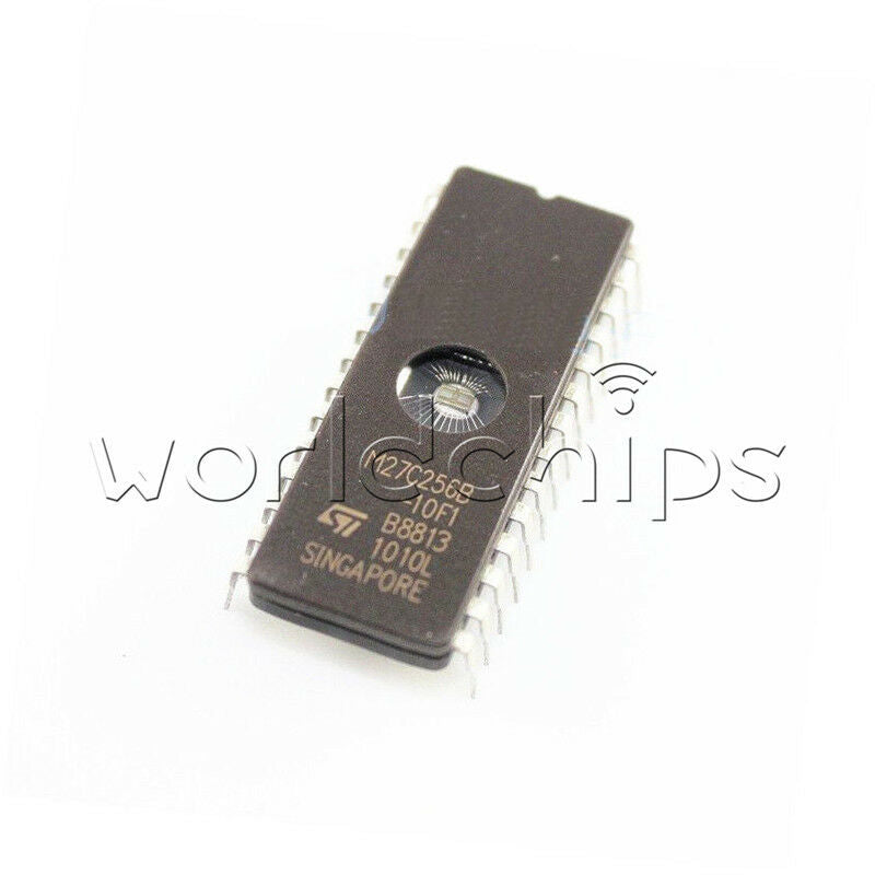2PCS IC 27C256 CDIP-28 M27C256B-10F1 ST NEW
