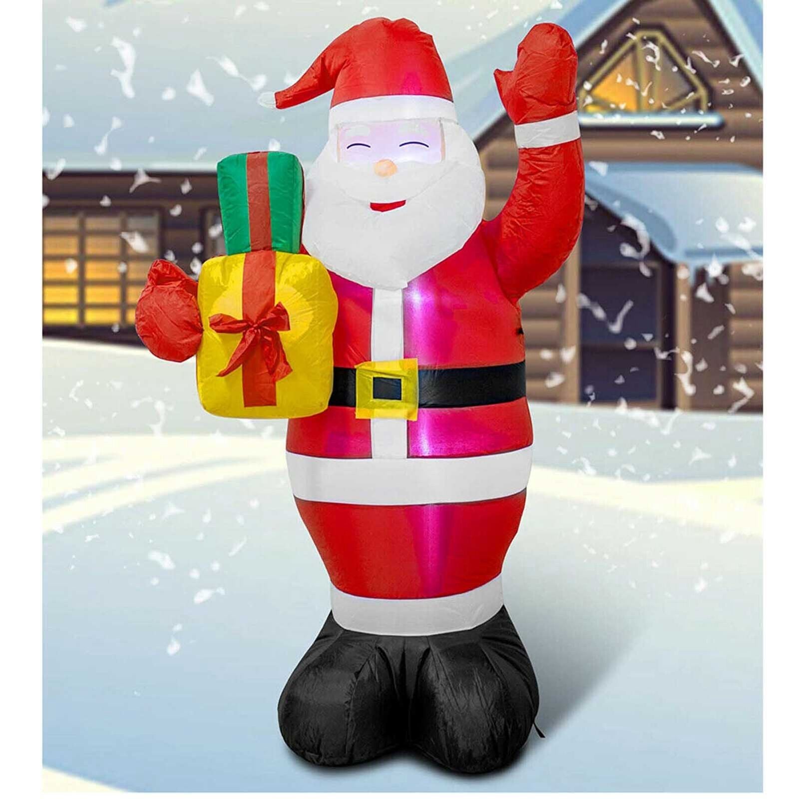 5 ft Christmas Inflatable Santa Claus LED Light Air Blown Xmas Yard Decor Gift