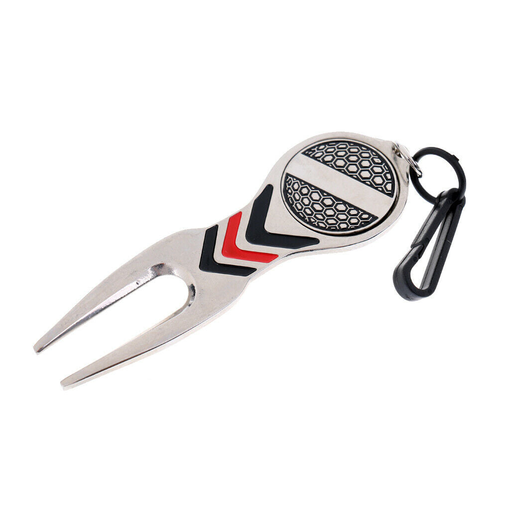 Portable Golf Ball Marker Pitch Mark Green Divot Repair Tool Golfer Tool