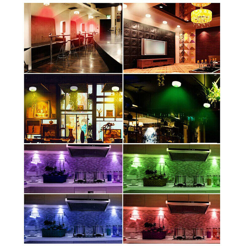 RGB LED Recessed Ceiling Panel Down Light Lamp Downlight Spot Lamp Night .l8