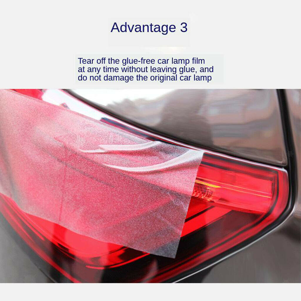 Car Headlight Tint Film Light Tint Wrap for Car/Moto Automotive 30 x 100cm