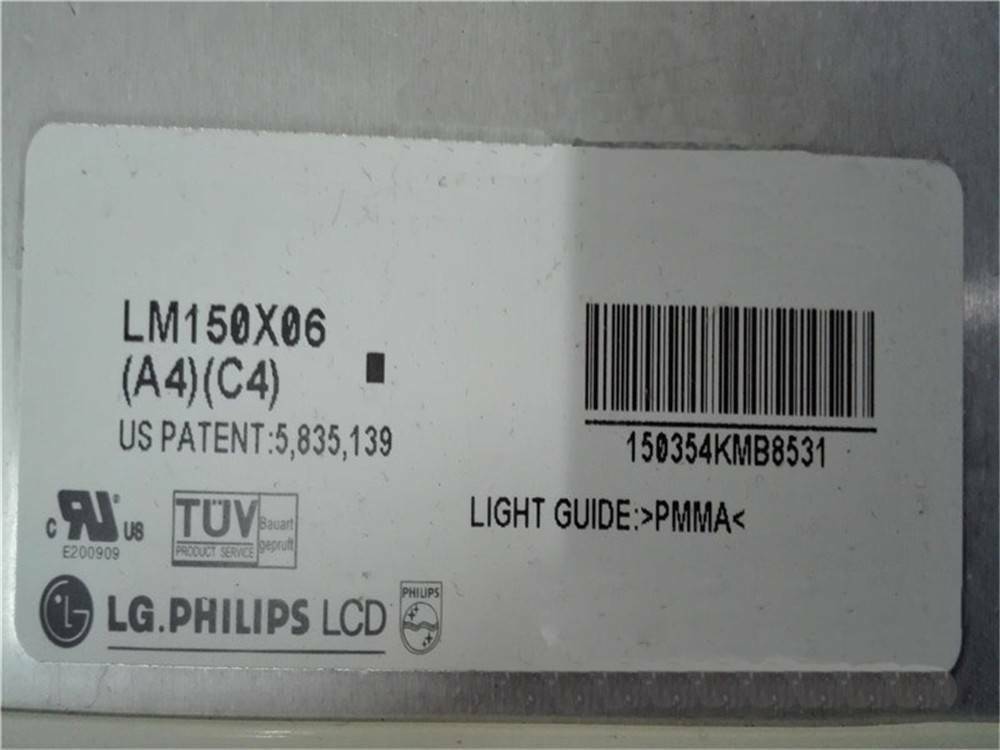 15.0" LG 1024×768 Resolution LCD screen Panel LM150X06-A4C4
