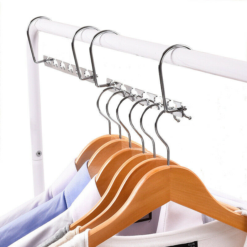 Clip Stand Clothes Hanger Adjustable Pinch Grip Save Space Clothing OrganizeBDA