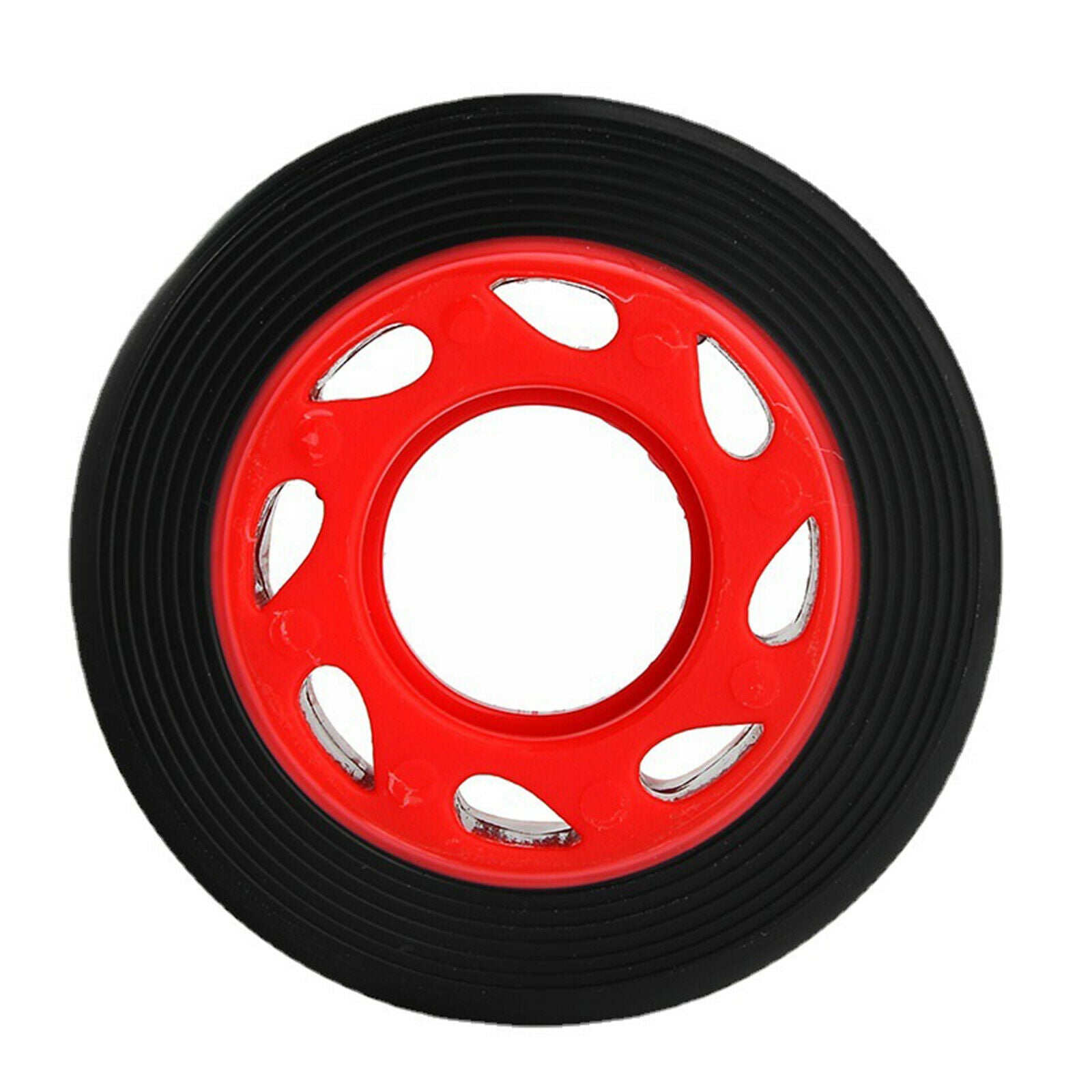 4x PU Skateboard Wheels Double Row Skates Cruiser Roller Wheel Accessories