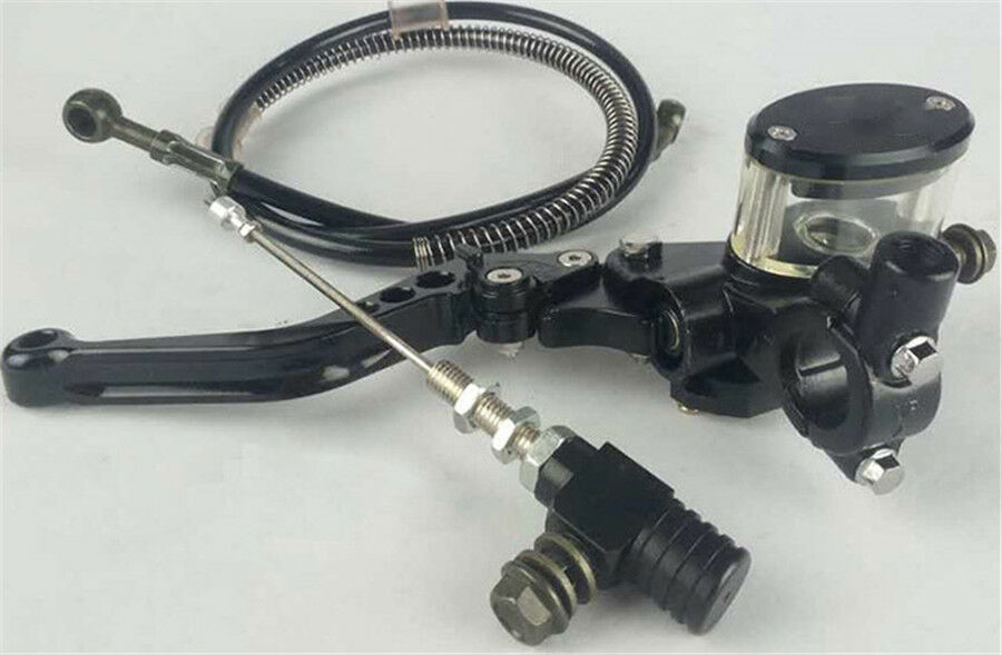 Motorcycle Hydraulic Clutch Lever Master Cylinder Knitting Oil Hose & Brake Pump