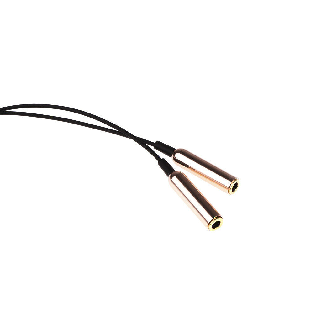 3.5mm Stereo Audio 1 Male To 2 Female Headphone Mic Y Splitter