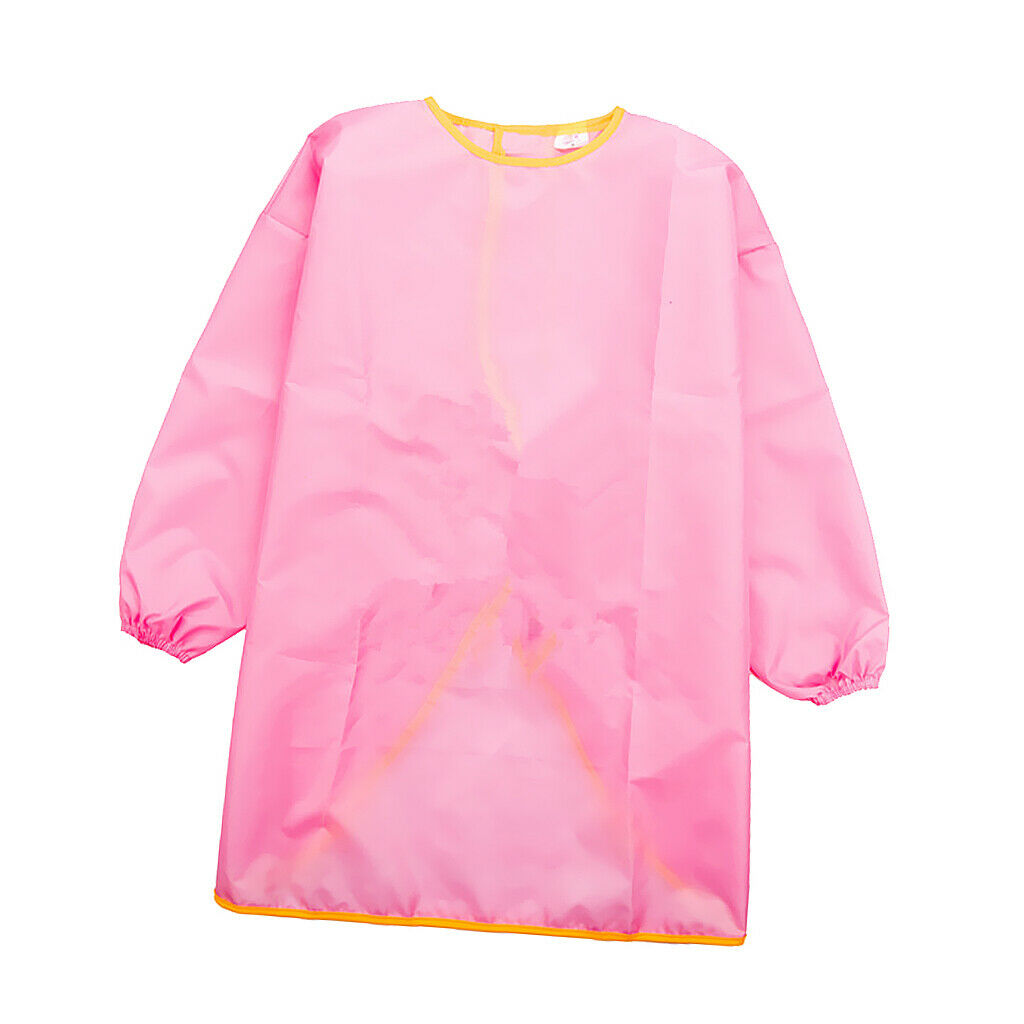 5pcs Kids Waterproof Apron Long-sleeve Smock Painting Art Toddler for 130-150cm