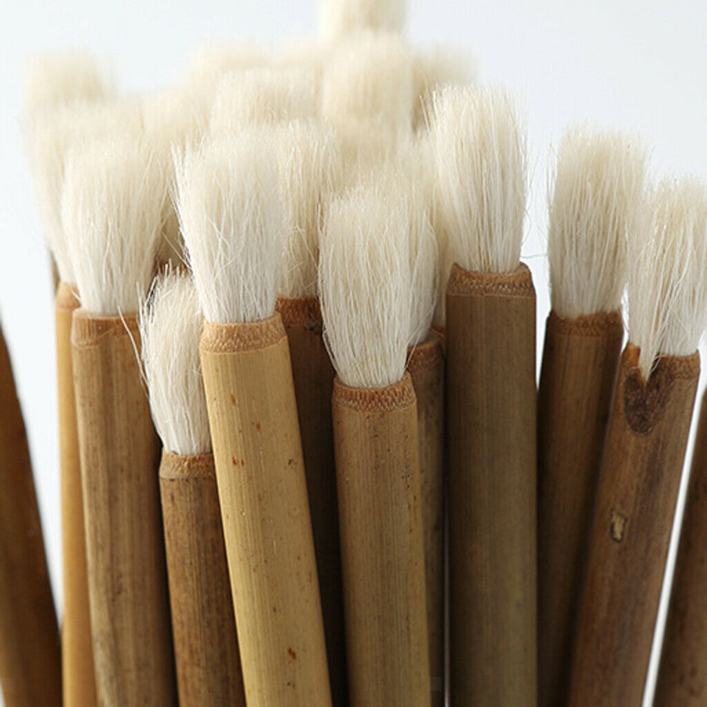 Wooden Painting Brush Tool Ink Pen for Crafts Ceramic Sculpture Painting DIY