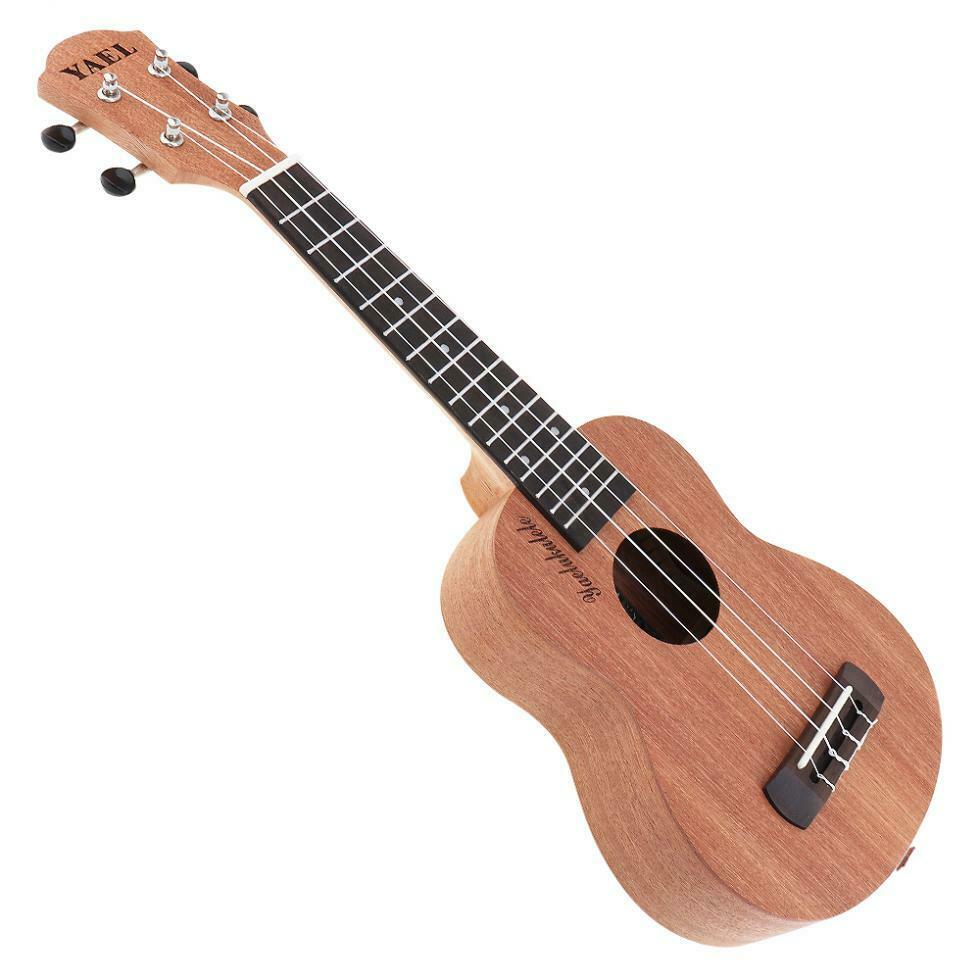 21''Soprano Ukulele Sapele Wood Hawaii Guitar String Music for Children Beginner