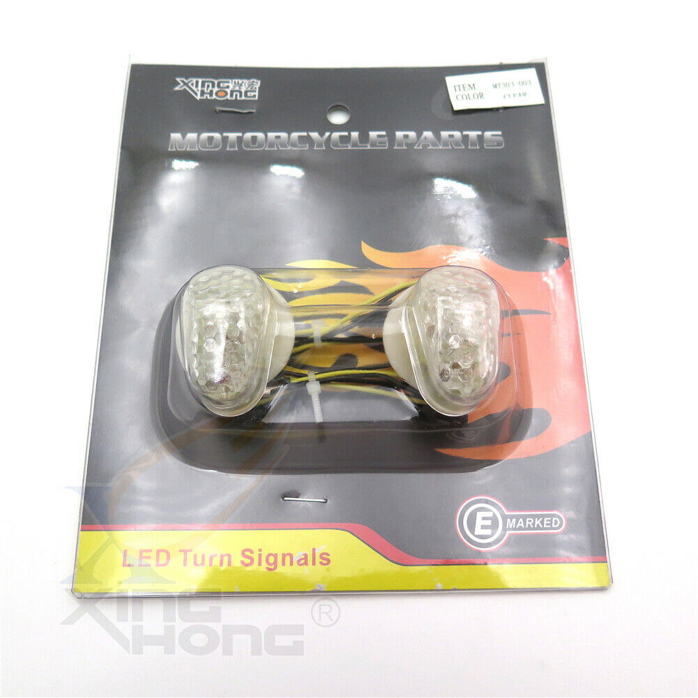 Turn Signal Lights CL For Yamaha YZF R1 R6 R6S YZF-R6 YZF-R6S FZ6 FZ1 FZ Fazer