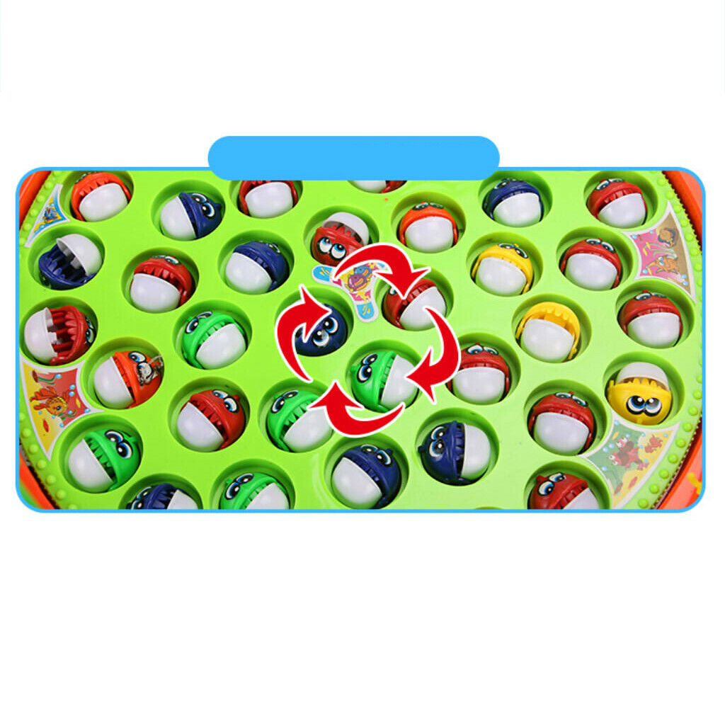 Fun Fishing Game Musical Rotating Fishing Board Games Pretend Play Playset