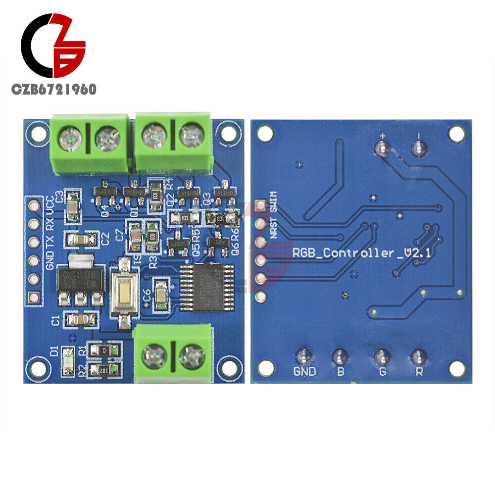 RGB LED Strip Driver Module 3.3-5V Three Way MOSFET Shield for Arduino STM32 AVR