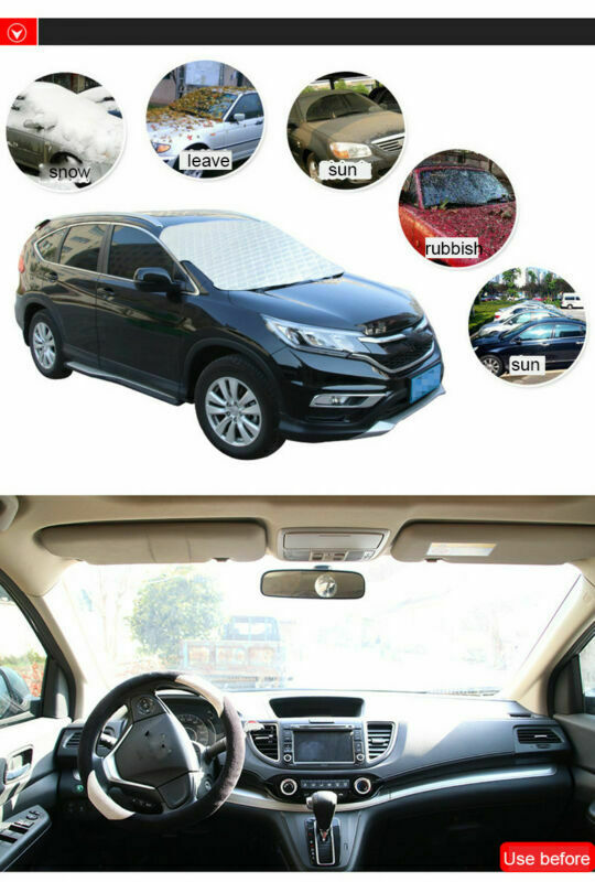 Universal 4 Season Car Front Windshield Snow Ice Cover Frost Sun Shade Protector