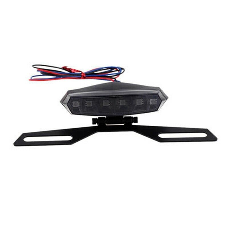 Motorcycle LED Tail Light Turn Signal Rear Brake Light Motorcycle License PlatB4