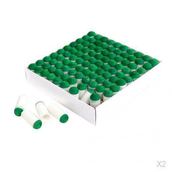 100PCS 10mm Push-on snooker tips pool cue stick slip-on tips