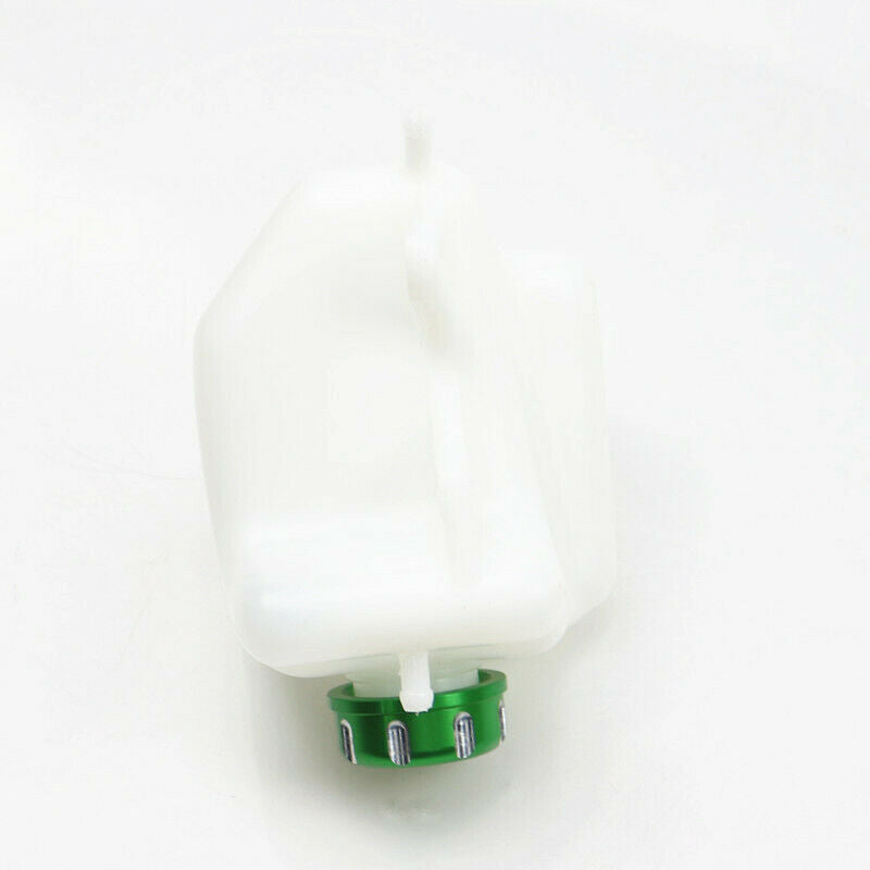 Green Lid ABS Plastic Coolant Reservoir Tank Radiator For Kawasaki KLX250 08-15