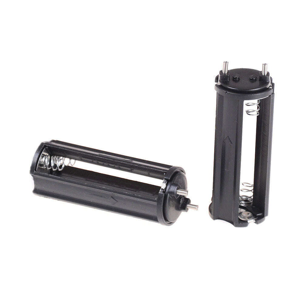 2Pcs Black AAA Battery Holder for 3 x 1.5V Batteries Flashlight Torch utPTUK Pb