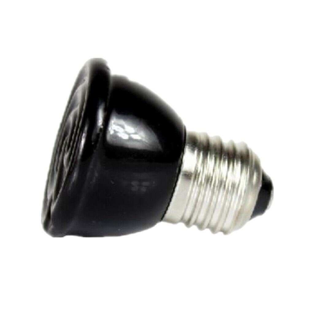 2 Pieces E27 Ceramic Pet Reptile Heat Lamp Infrared Heater Light Bulb 60W