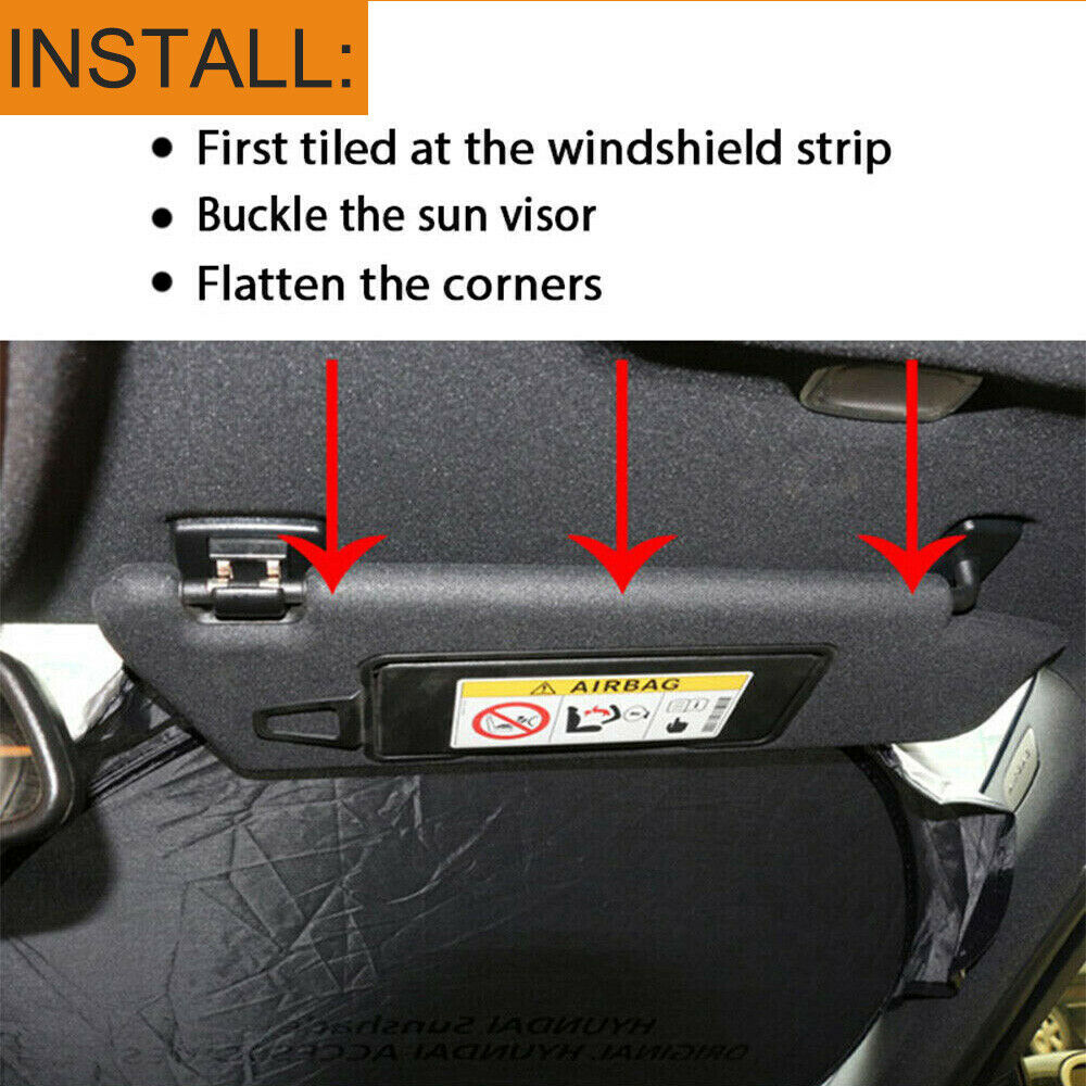 For Dodge Sunshade Windshield Visor Cover UV Block Huge Jumbo Large Window Shade