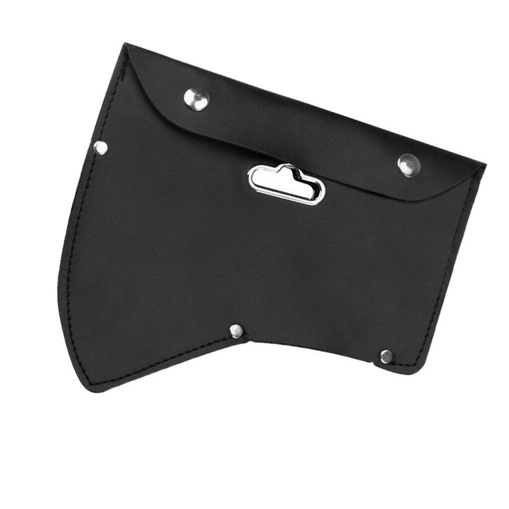 1pc Wear Resistant Durable Leather Ax Axe Blade Cover Sheath with Hook