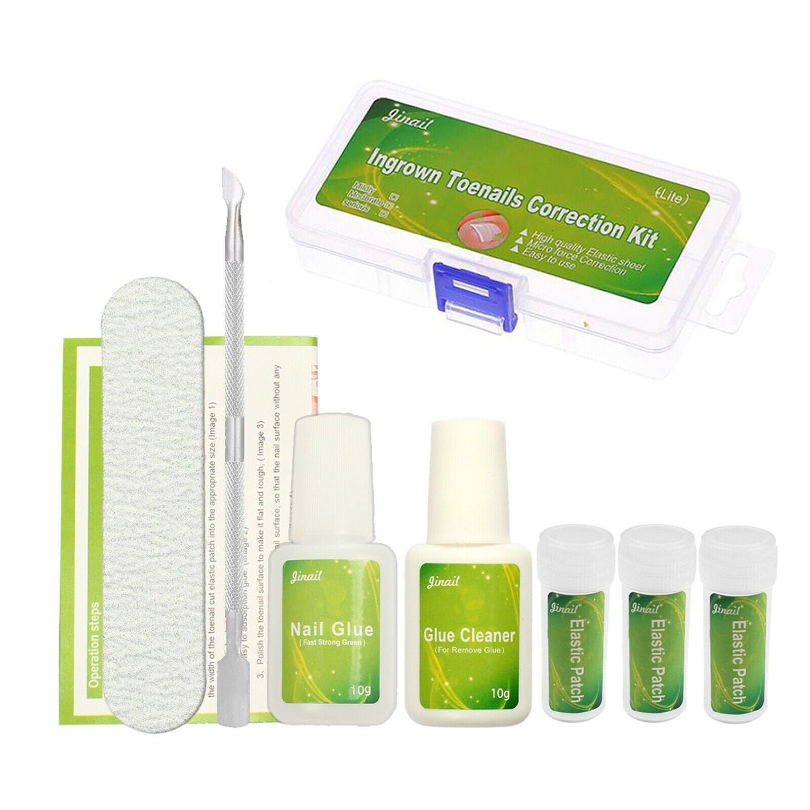 Ingrown Toenail Correction Tool Set Toenail Straightening Foot Nail Treament w/