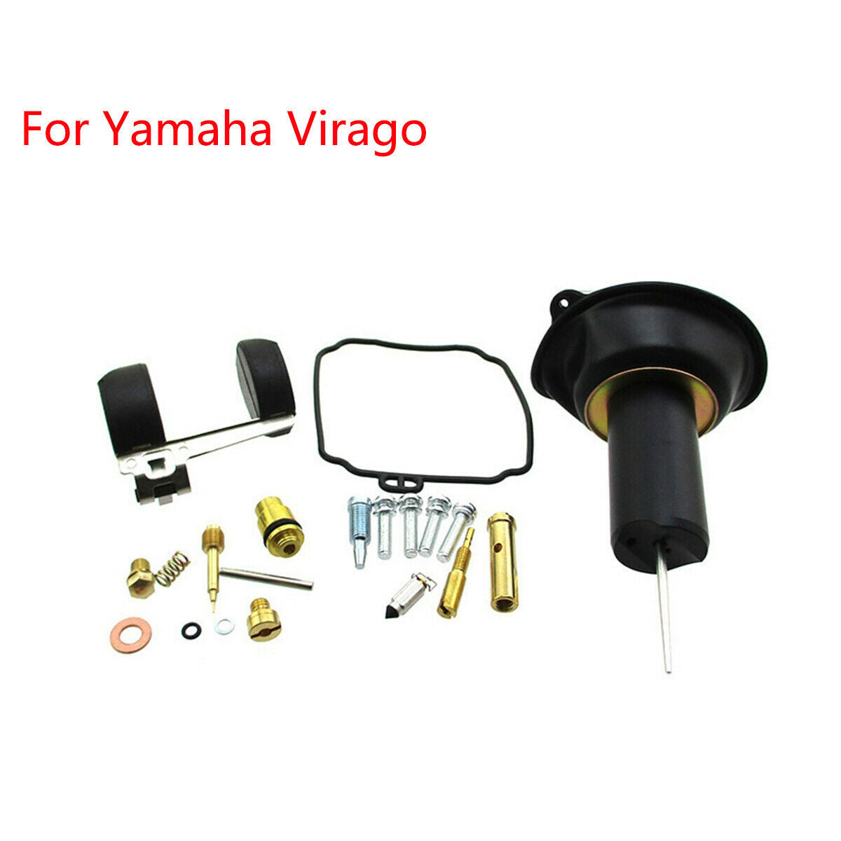 Carburetor Reconstruction Kit + Plunger Float Gasket For Yamaha Virago 250 XV250