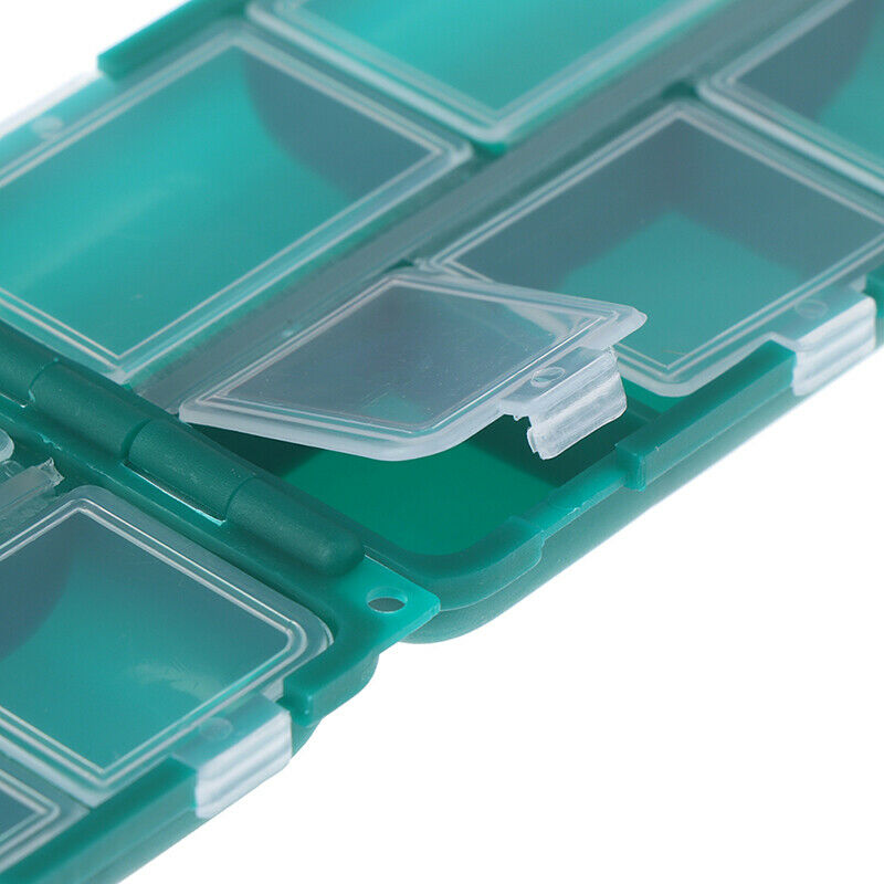 Fishing Lures Box Storage Fish Accessory Bait Tackle Plastic Compartment .l8