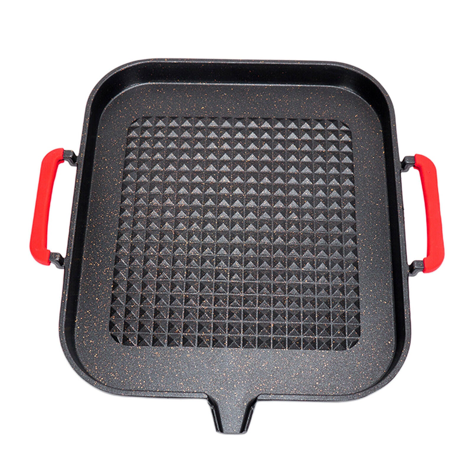 Grill Pan Stovetop Skillet Cookware Cooker BBQ Picnic Camping Griddle Tray