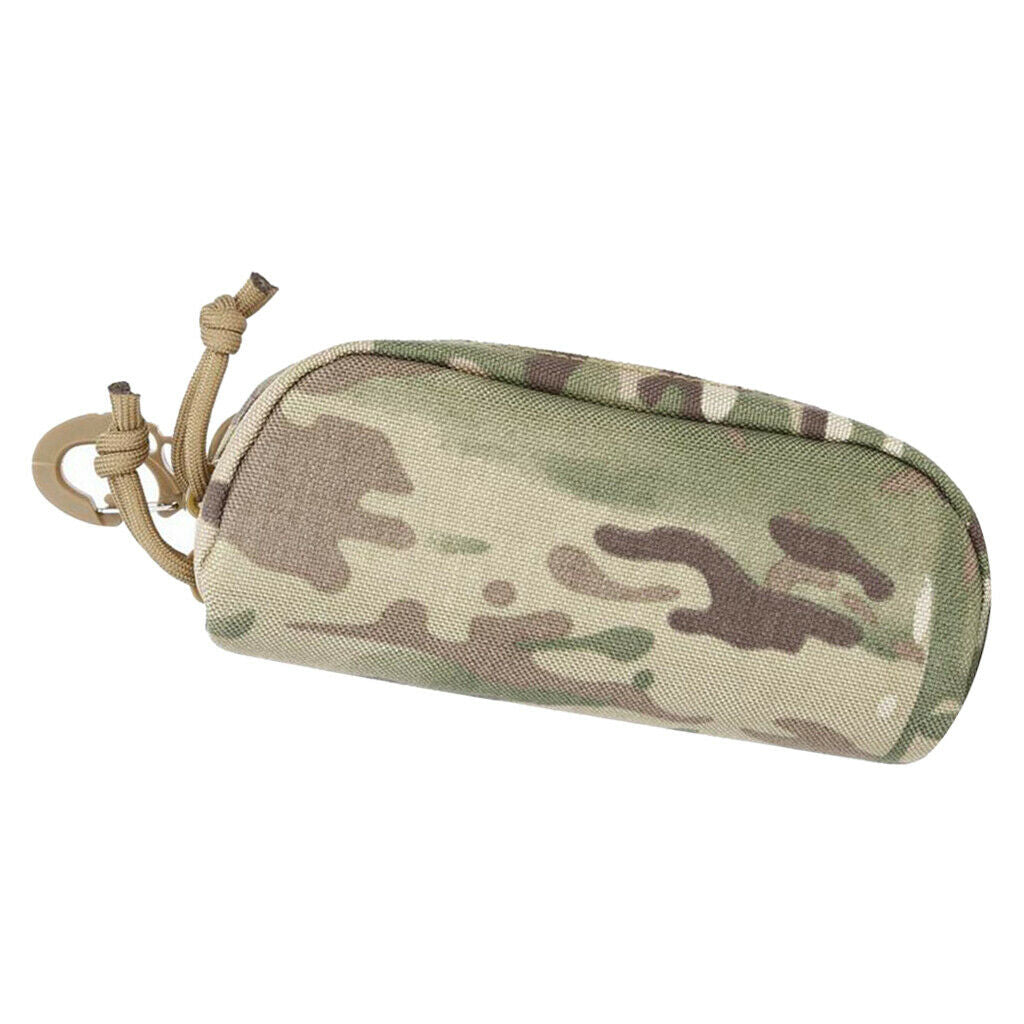 Sunglasses Storage   Accessory with D-rings Glasses Travel Carrier Camo