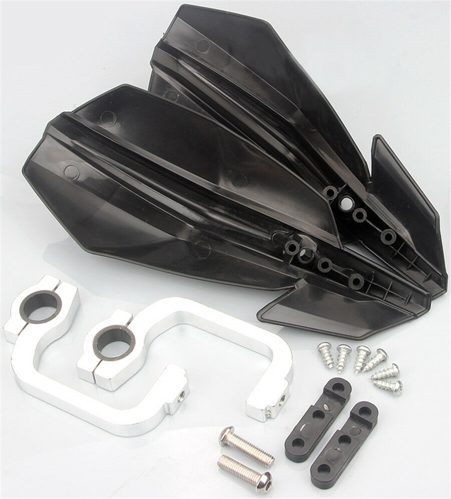 Pair 7/8" 22mm Motorcycle Handguard Hand Guard Brush Bar Off Road Dirt Pit Bike