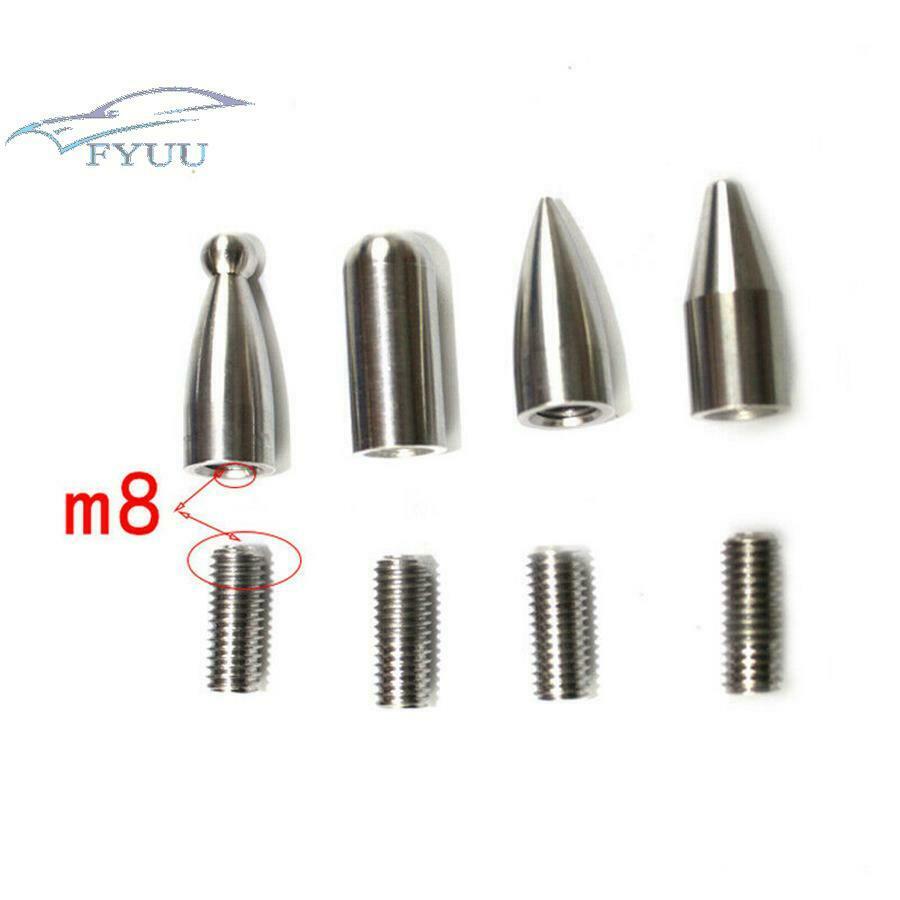 5x Stainless Steel Puller Push Rods Car Replace Head Adapter Dent Removal Repair