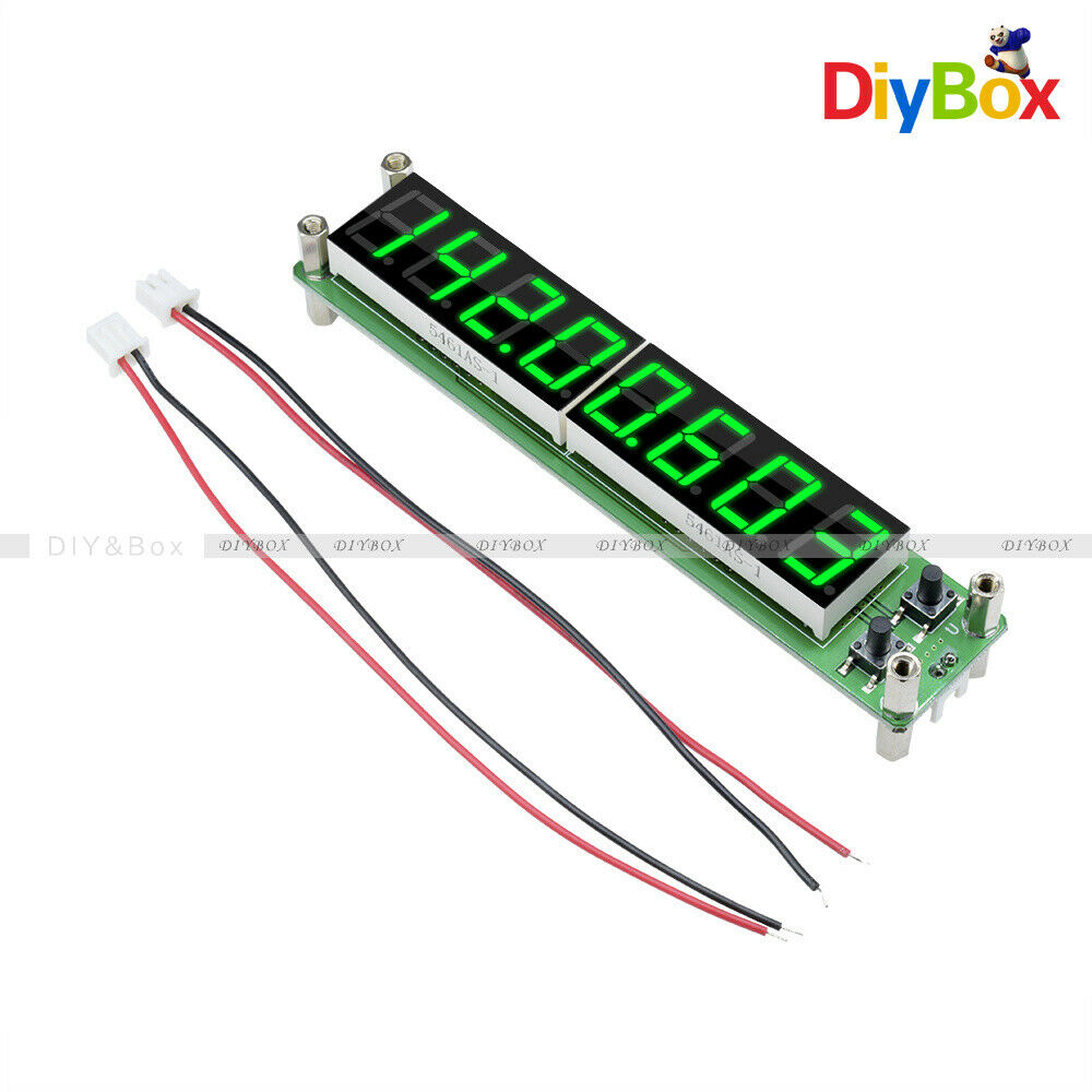 Signal Frequency Counter RF 0.1-60MHz 20MHz ~ 2.4GHz Green Cymometer Tester