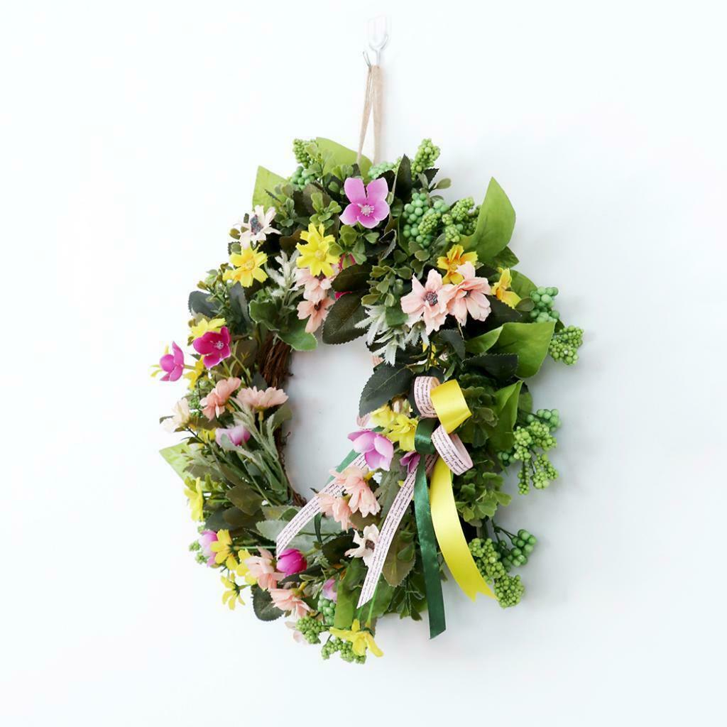 Artificial Sunflower Garland Wreath Floriation Wedding Halloween Wall Decor