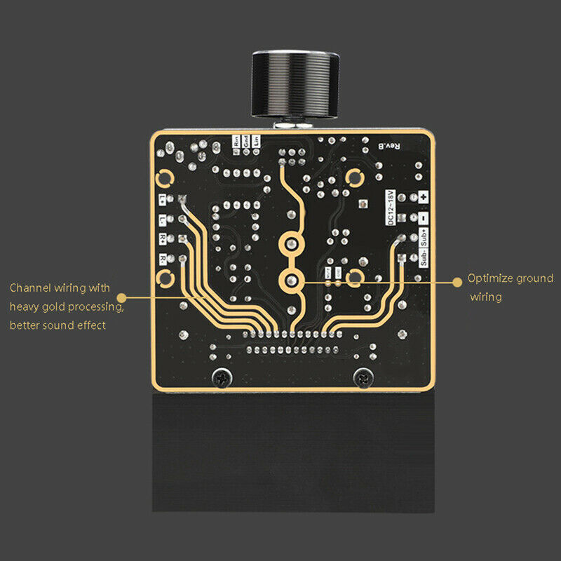 Subwoofer Digital Amplifier Audio Board TDA7850 2X80W+120W Stereo Class AB AmpX7