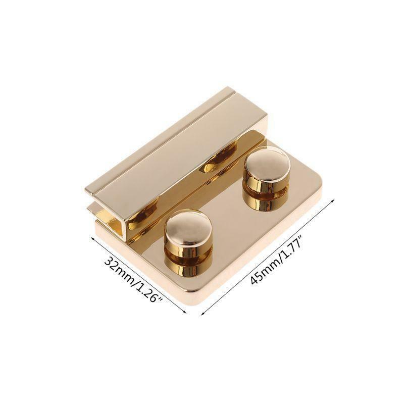 Bag Buckles Women Handbag Making Metal Push Lock Briefcase Lock Hardware