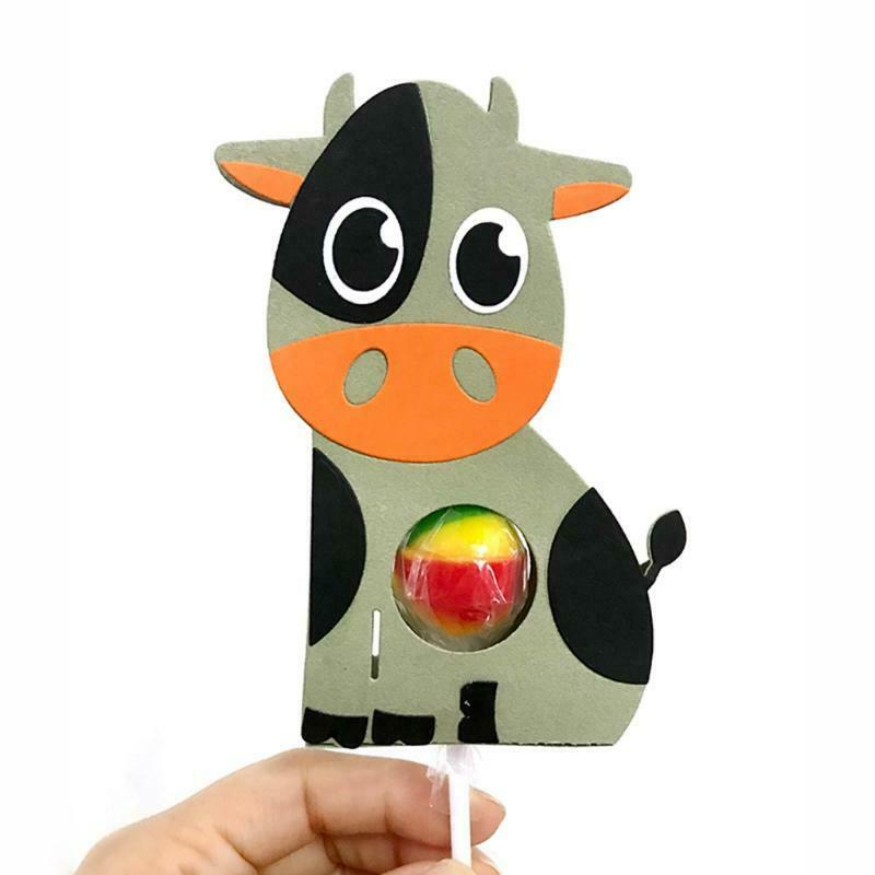 Big Eyes Little Cow Lollipop Box Carbon Steel Cutting Dies DIY Scrapbooking