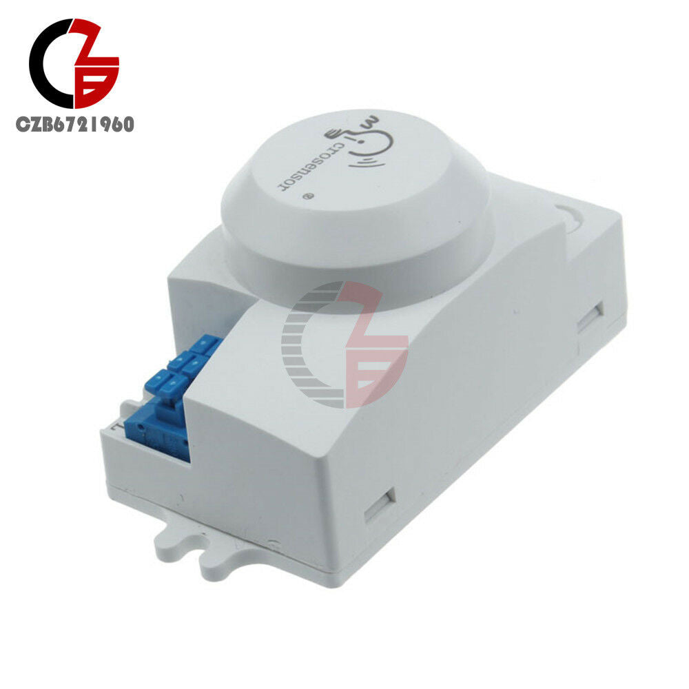 AC 220V 240V 5.8GHz Microwave Movement Sensor Motion Detector For Light Switch