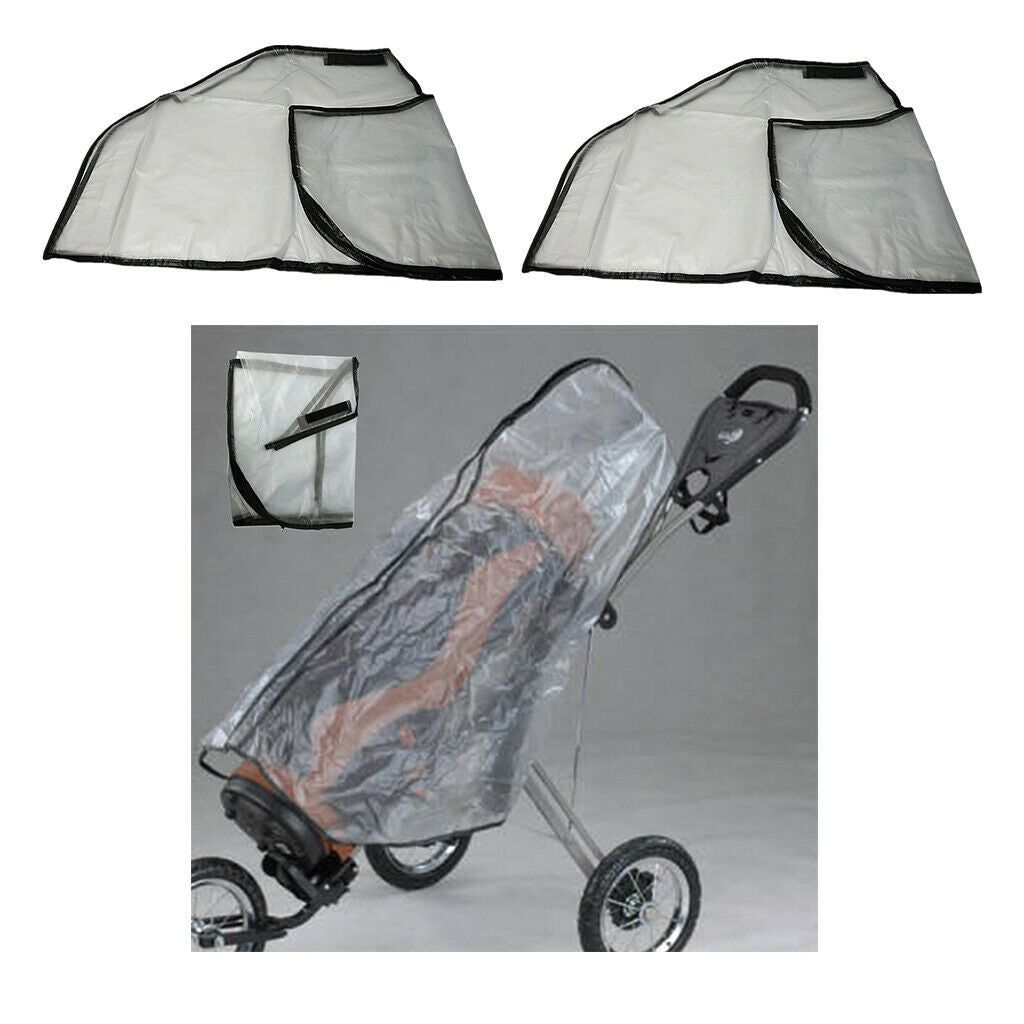 2 Pieces Waterproof Raincoat Golf Bag Waterproof Rain Cover