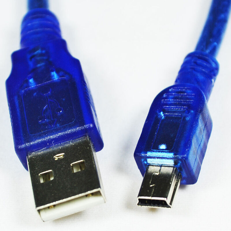 Usb 2.0 A Male To Mini B 5Pin Usb  Male Converter Data Cable High Speed Wn