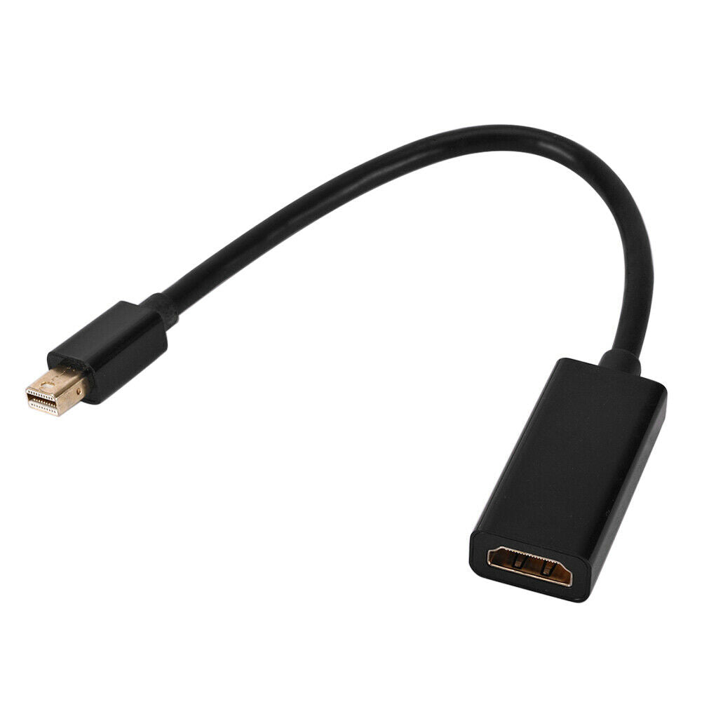 Mini DP to HDMI-compatible Converter Cable Display Port Male to Female Adap @
