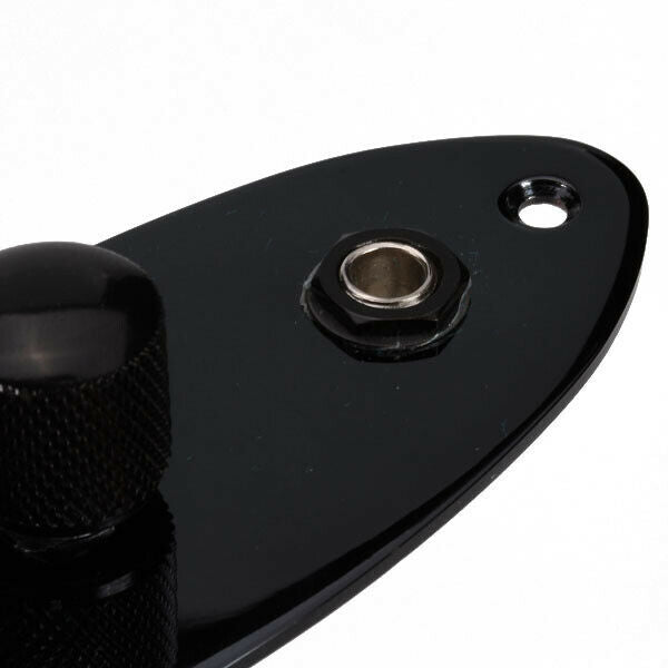 Black Pre-wired Control Plate for Jazz Bass