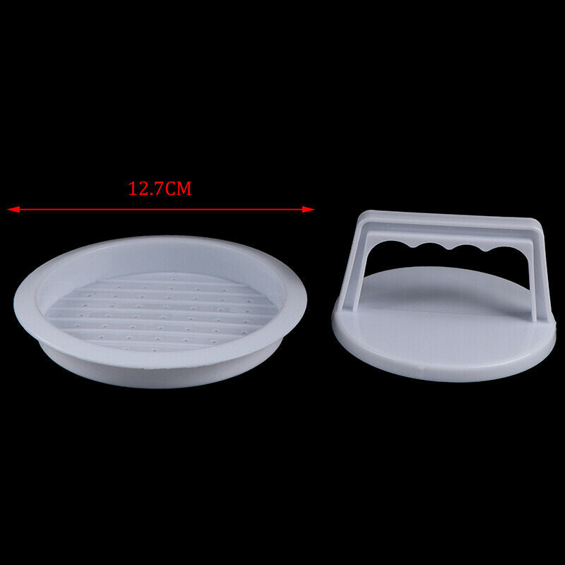 1 Set Hamburger Meat Press Plastic Mold Hamburger Press Beef Kitchen To.l8