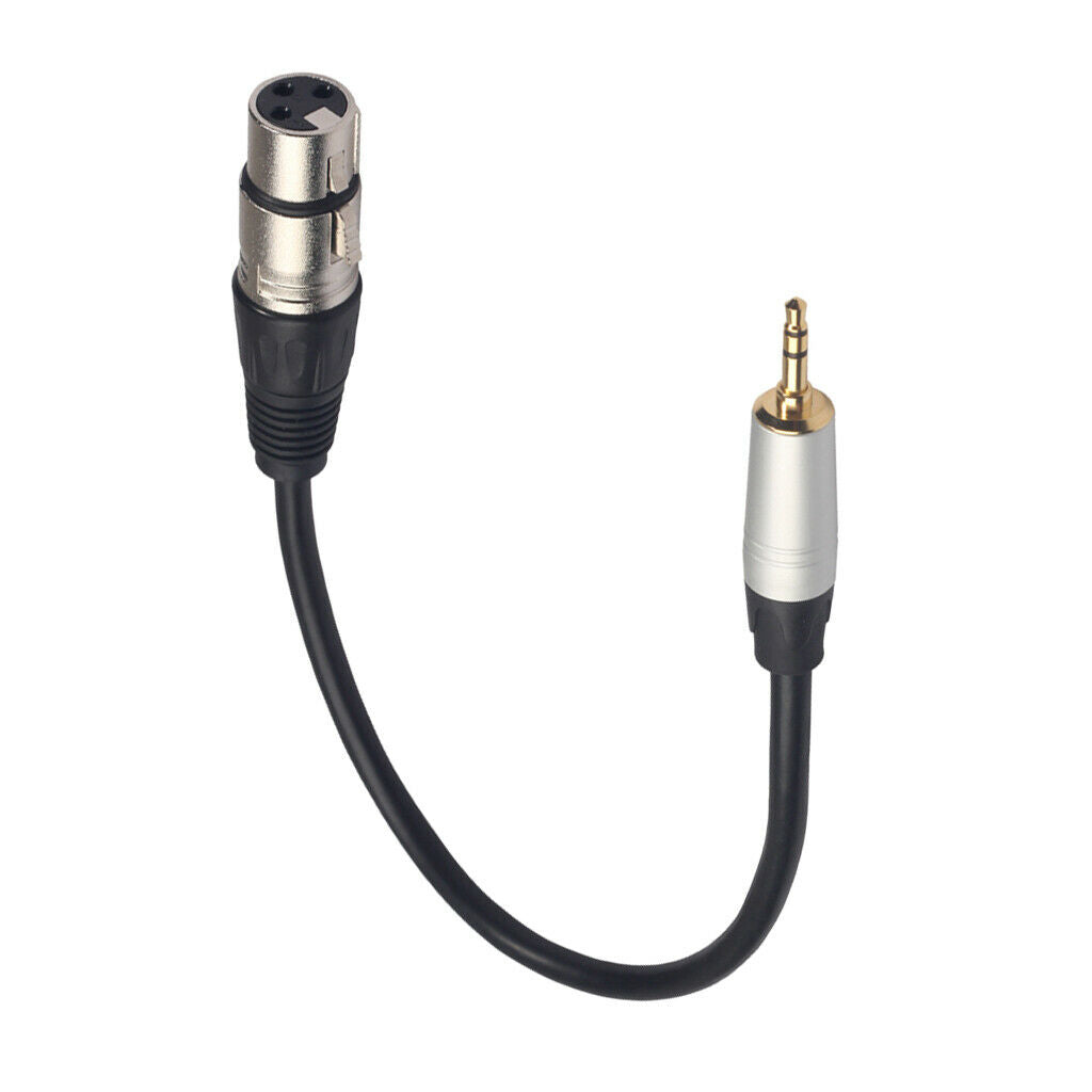3.5 Mm TRS Male to 3-pin XLR Female Professional Microphone Cable