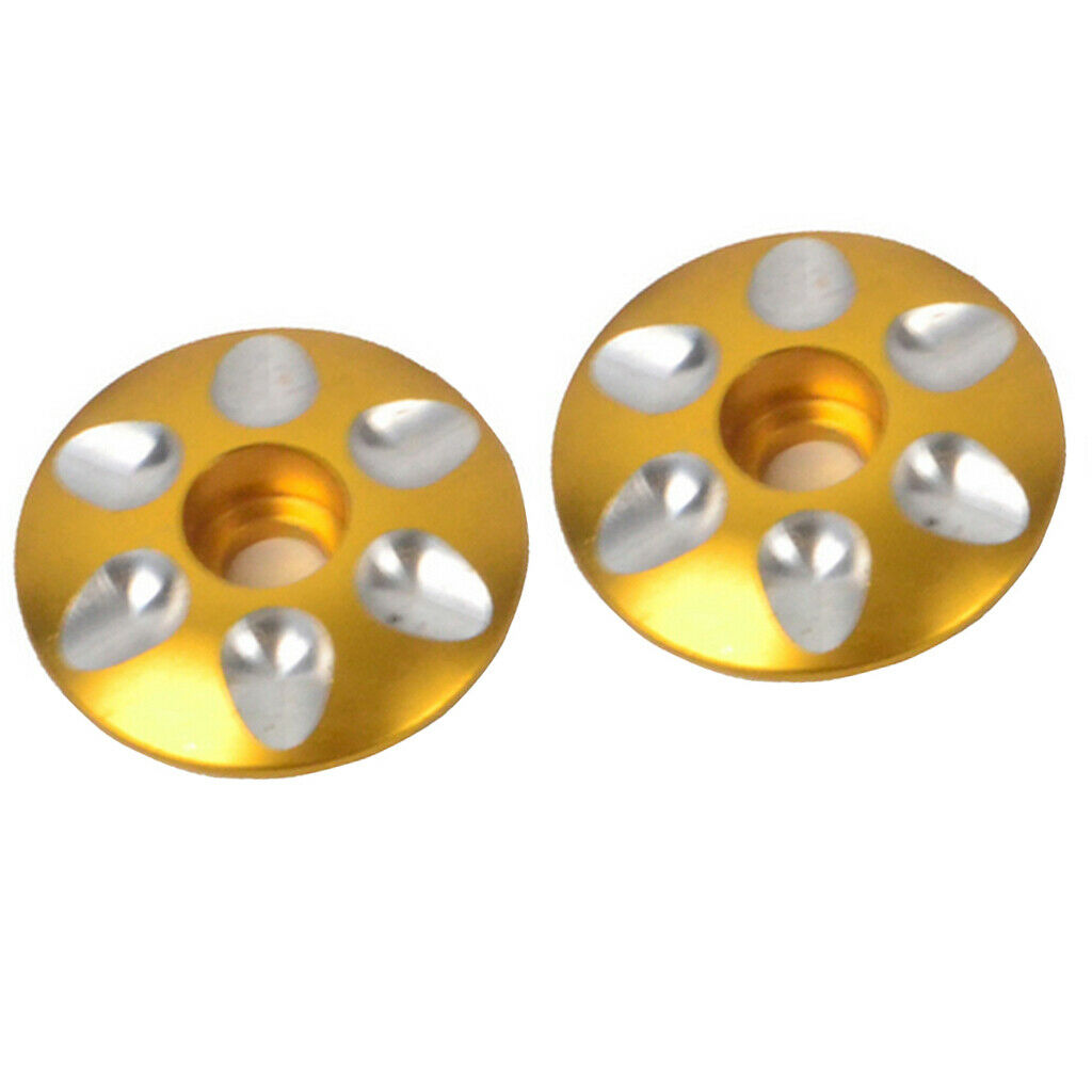 4pcs Aluminum  Headset Caps Mountain Bike Cycling Stem Top Covers