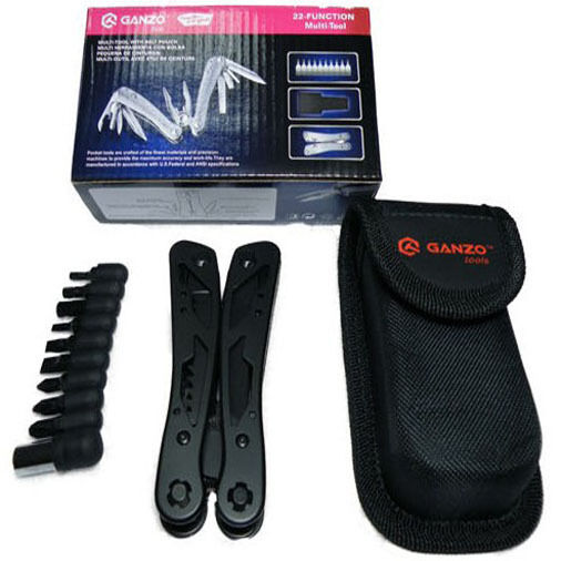 Multi Tools GANZO 2015PB G104 Toolkit Screwdriver Kit Multi Pliers Pocket Knives