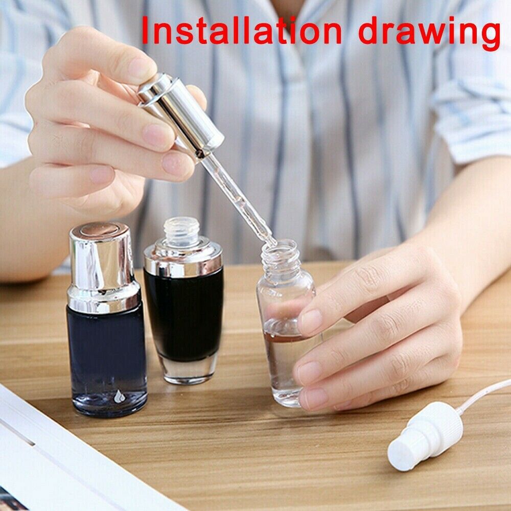 5Pcs/Set 60ml Travel Transparent Plastic Cosmetics Atomizer Empty Spray Bottles